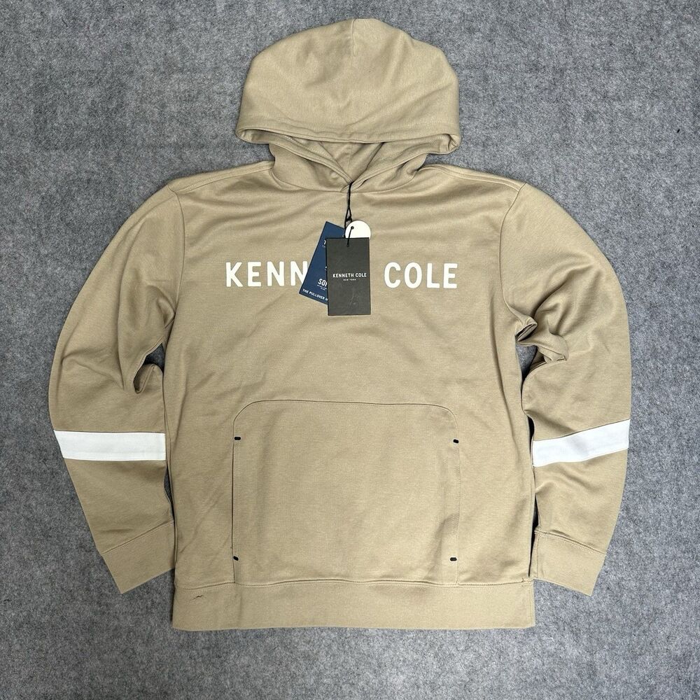 Kenneth Cole Mobility Fleece Hoodie NICE! Designer Mens X-Large NEW